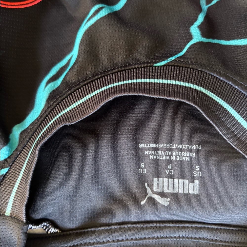 Puma Black and Teal Graphic Jersey - Picture 4 of 4